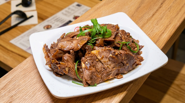 滷牛腱肉 Braised Beef Shank.