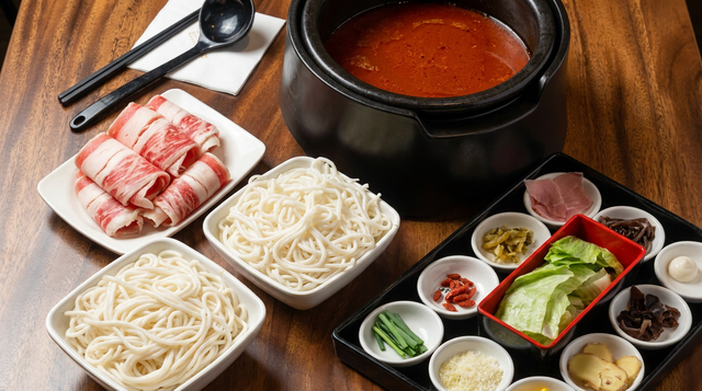番茄肥牛米線 Tomato Fatty Beef Rice Noodle Soup (Spicy).