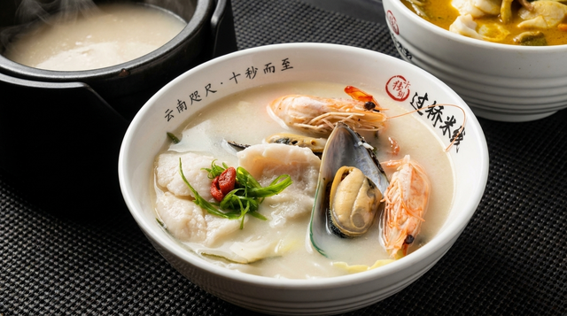 一鍋煮過橋-海鮮鍋米線 Seafood Rice Noodle Soup.