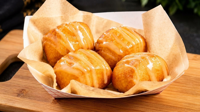Fried Golden Buns (20) 酥炸黄金小馒頭.